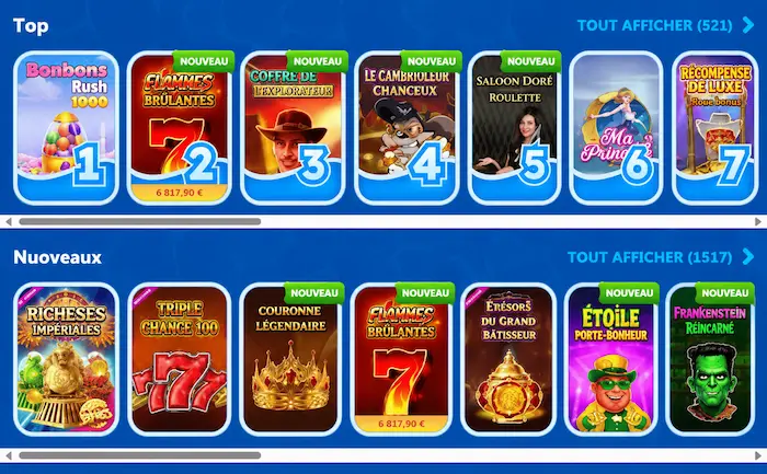 Spinfest Casino games